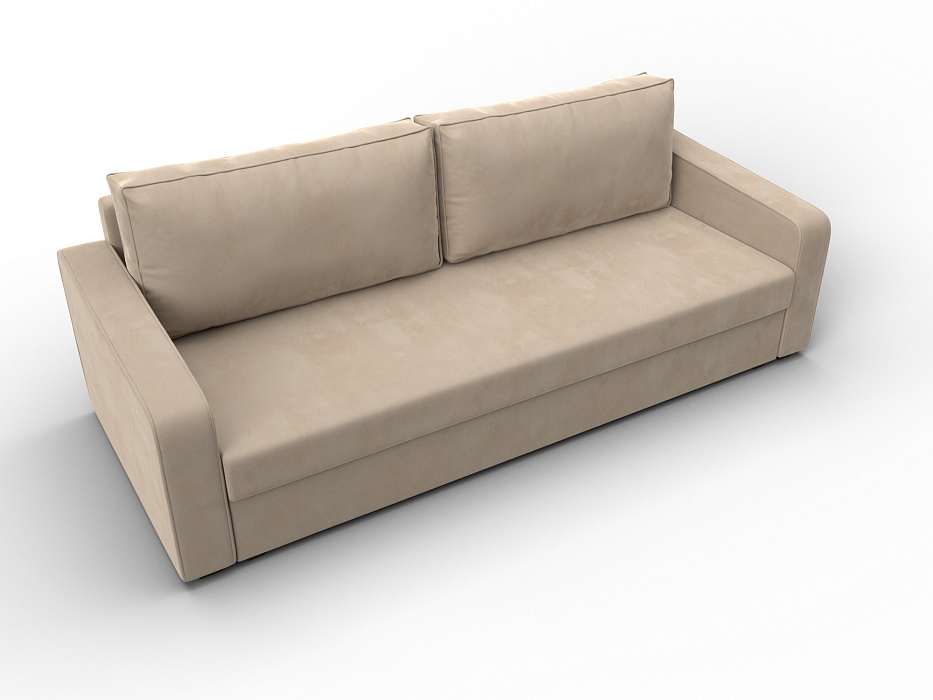 Диван прямой Лига-009 (seven 729 бежевый)