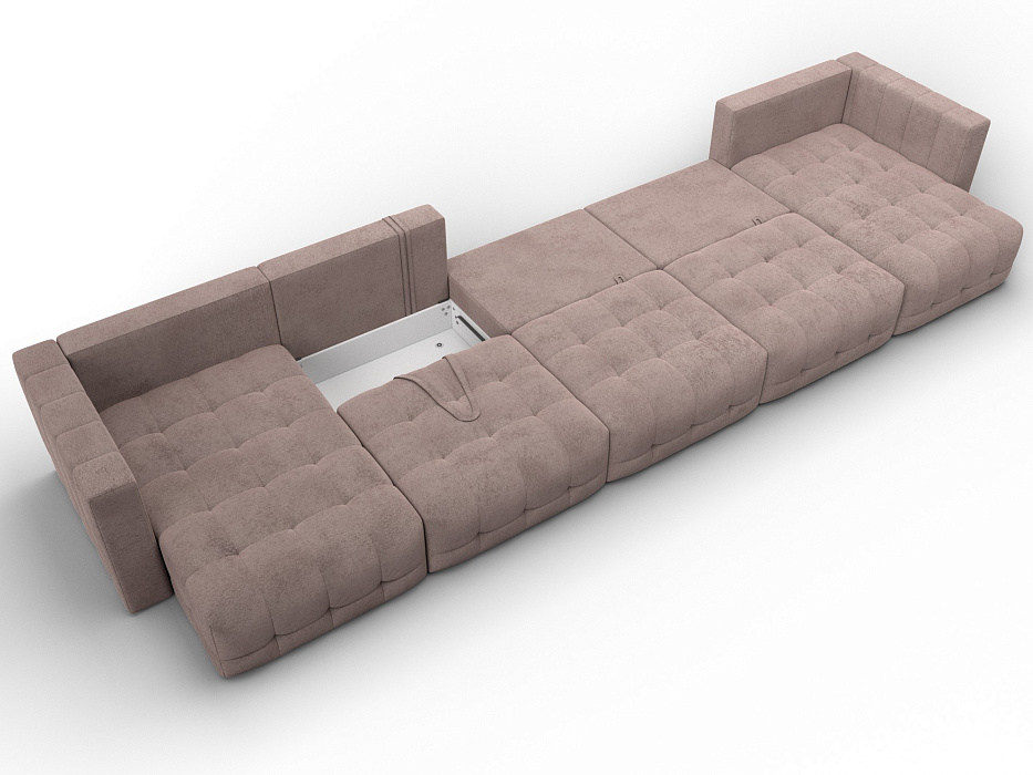 Диван П-образный Лига-052 НПБ МегаЛонг (tower 05 бежевый)