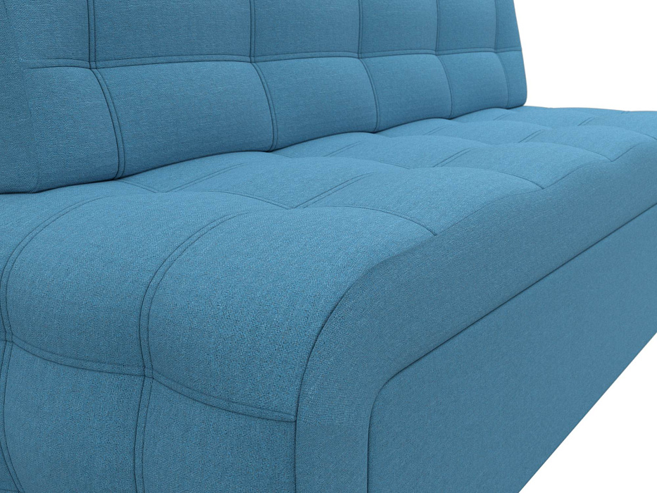 Диван кухонный прямой Люксор (амур 10 голубой)