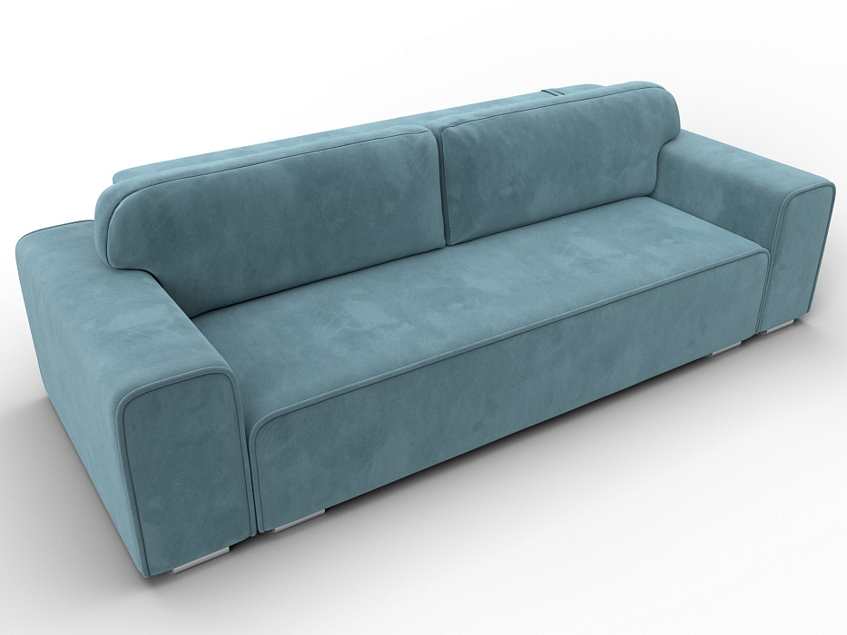 Диван прямой Лига-029 (seven 113 бирюзовый)