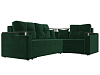 Угловой диван Комфорт правый угол (зеленый цвет)