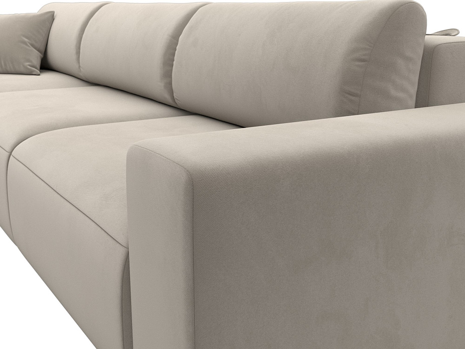 Диван угловой Лига-036 НПБ Классик Лонг левый угол (бежевый)