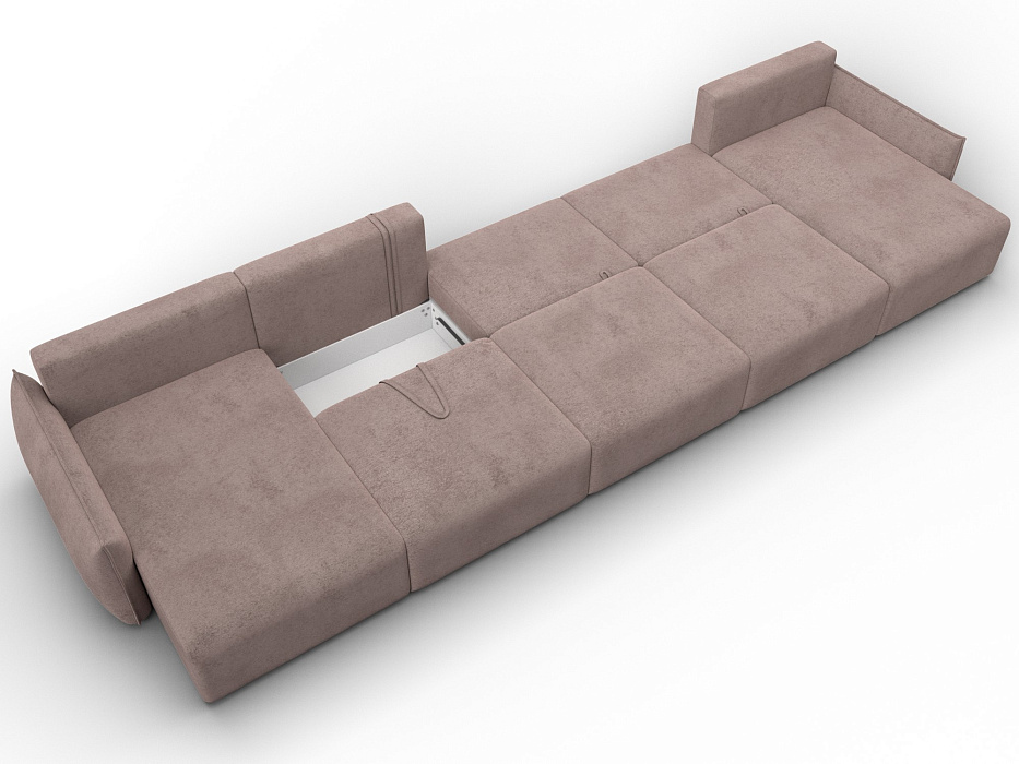 Диван П-образный Лига-051 НПБ МегаЛонг (tower 05 бежевый)