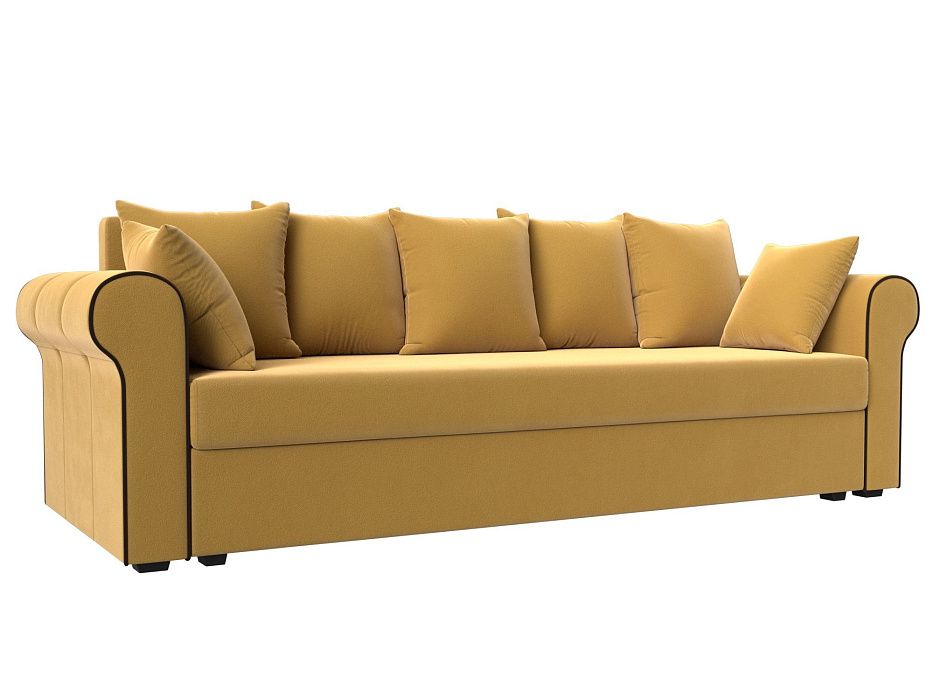 Прямой диван Рейн (желтый цвет)