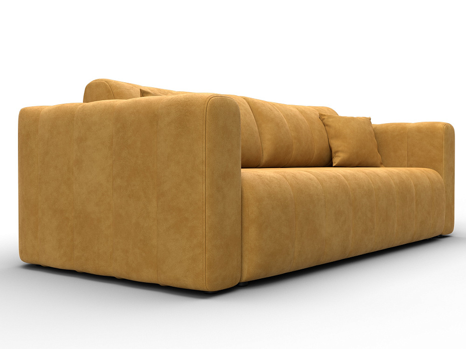 Диван прямой Лига-062 НПБ (brut 10 желтый)