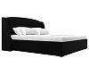 Интерьерная кровать Лотос 180 (черный)