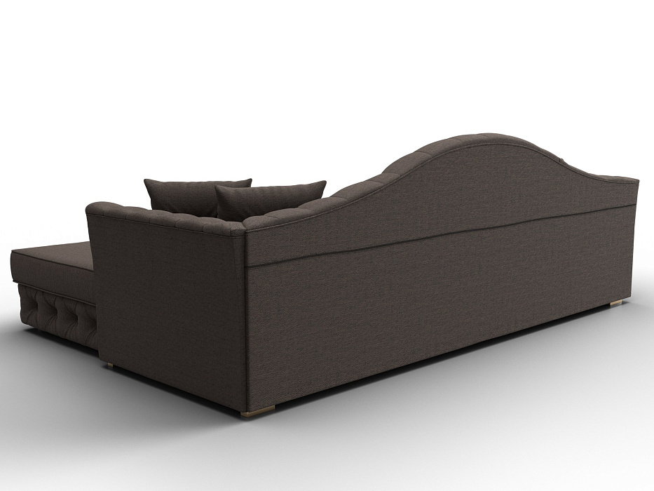 Диван угловой Артис правый угол (амур 05 коричневый)