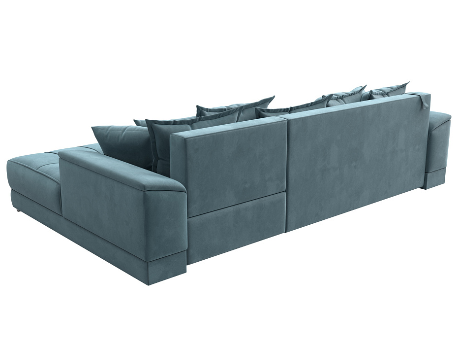 Диван угловой НордСтар правый угол (seven 113 бирюзовый)