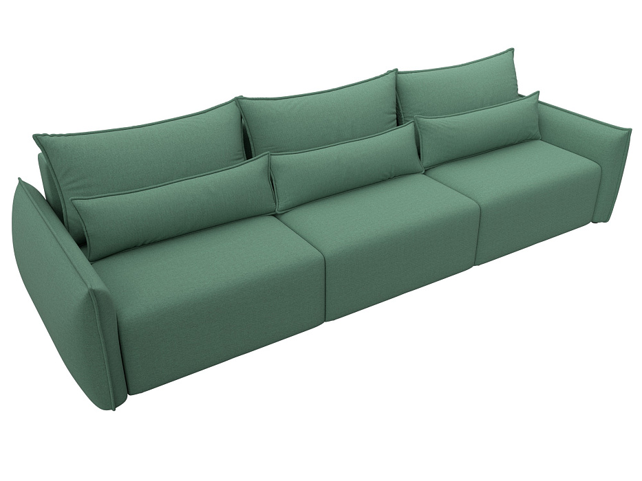 Диван прямой Лига-051 НПБ Лонг (амур 11 зеленый)