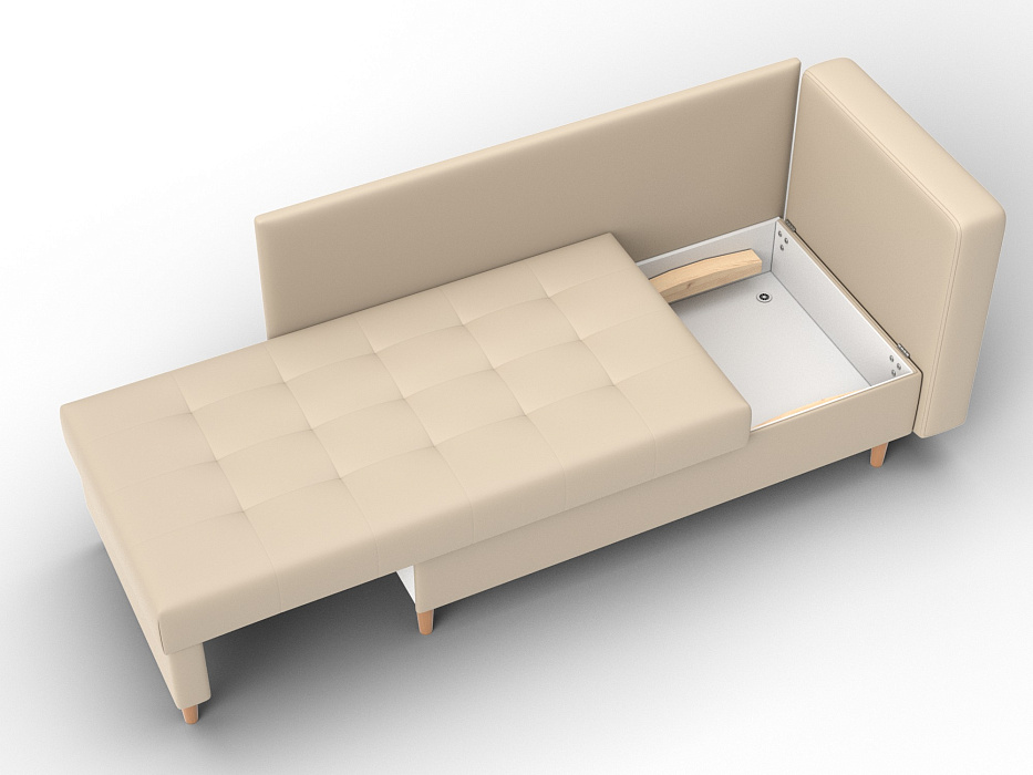 Кушетка Лига-098 (экокожа бежевый)