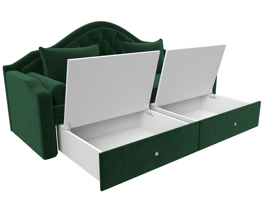Диван детский прямой Сойер (seven 626 зеленый)
