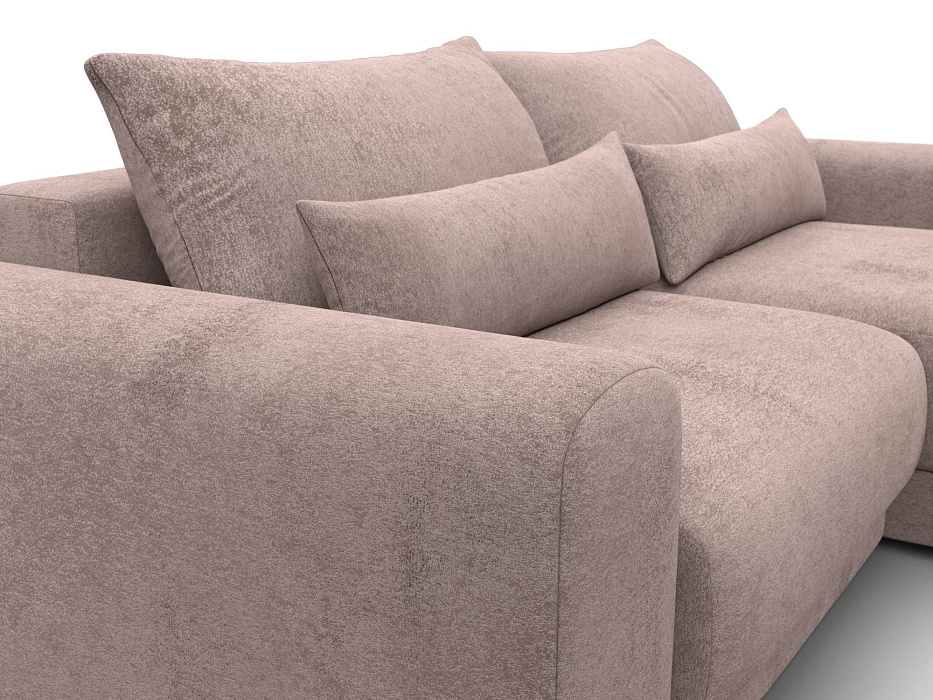 Диван угловой Лига-056 НПБ угол универсальный (tower 05 бежевый)