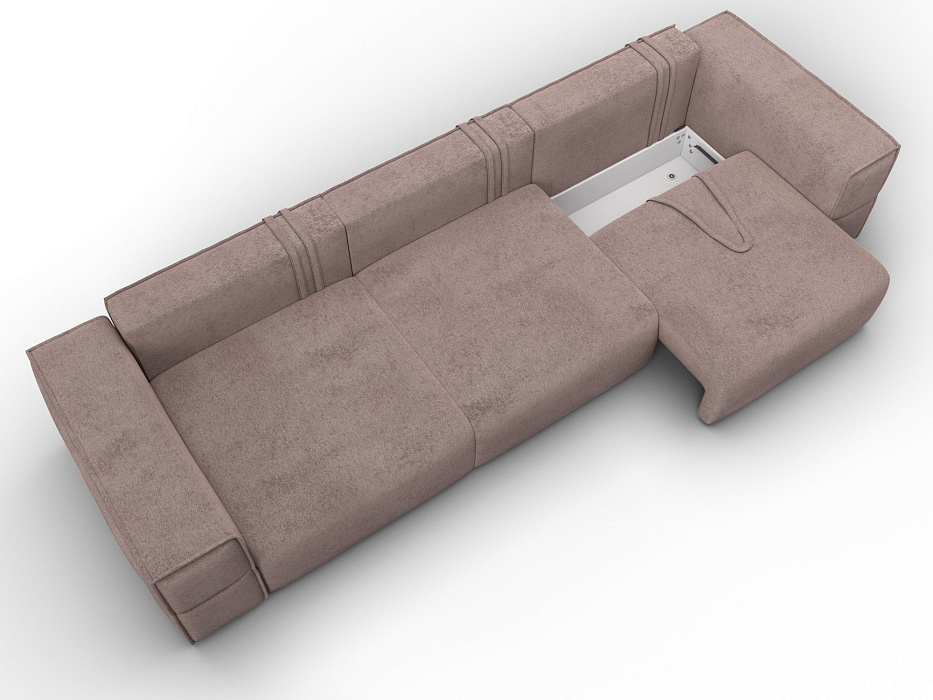 Диван прямой Лига-058 НПБ Лонг (tower 05 бежевый)