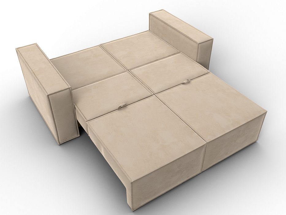 Диван прямой Куба мини (seven 729 бежевый)