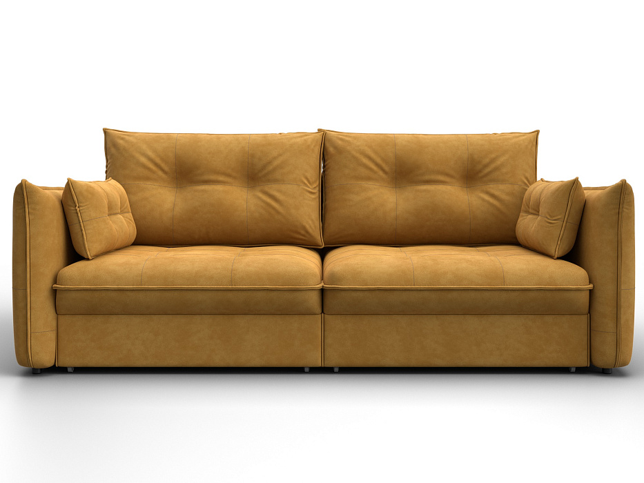 Диван прямой Лига-100 НПБ (brut 10 желтый)