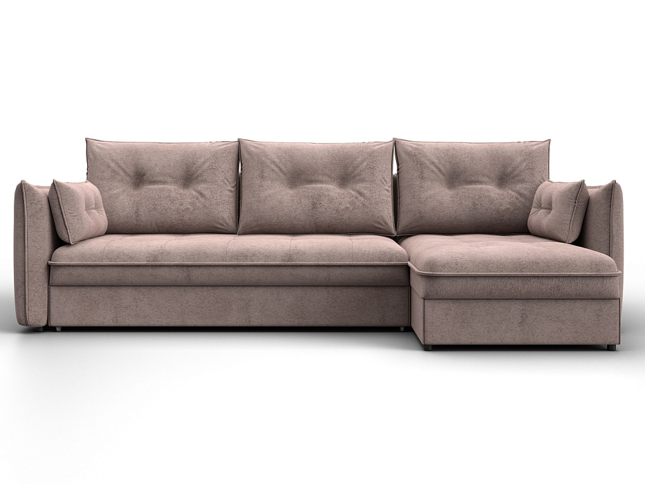 Диван угловой Лига-100 НПБ угол универсальный (tower 05 бежевый)