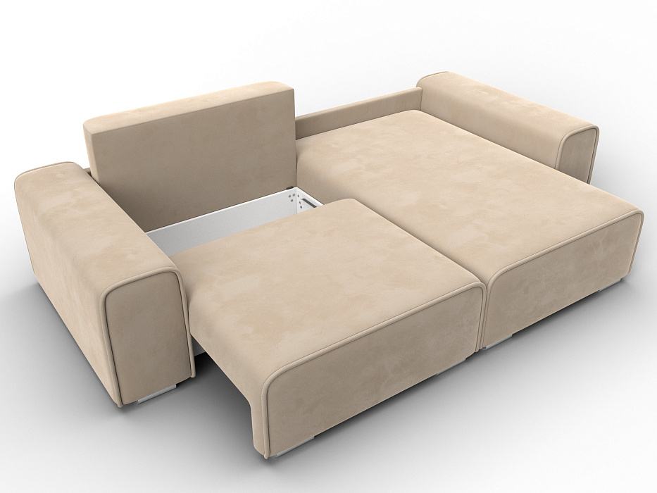 Диван угловой Лига-029 (seven 729 бежевый)