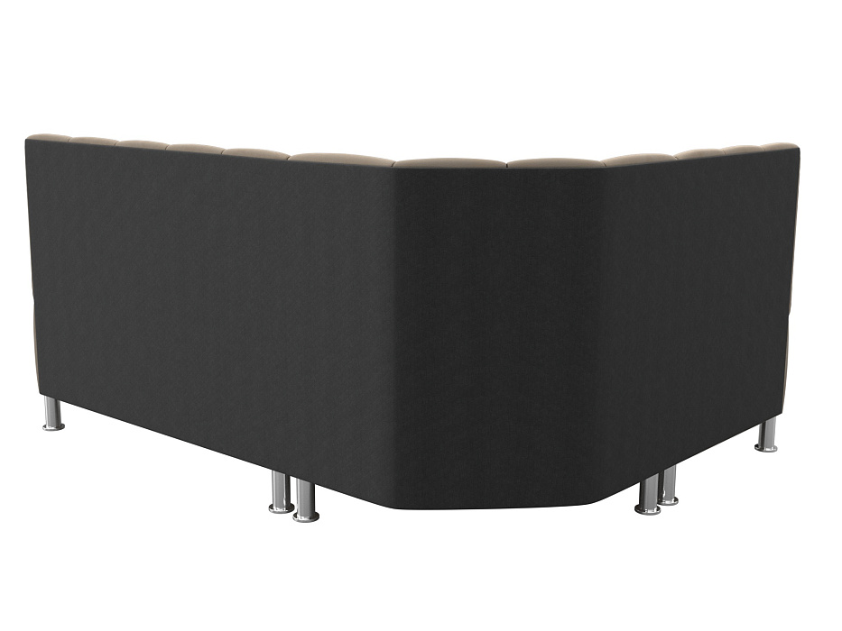 Диван кухонный угловой Кантри левый угол (seven 729 бежевый)