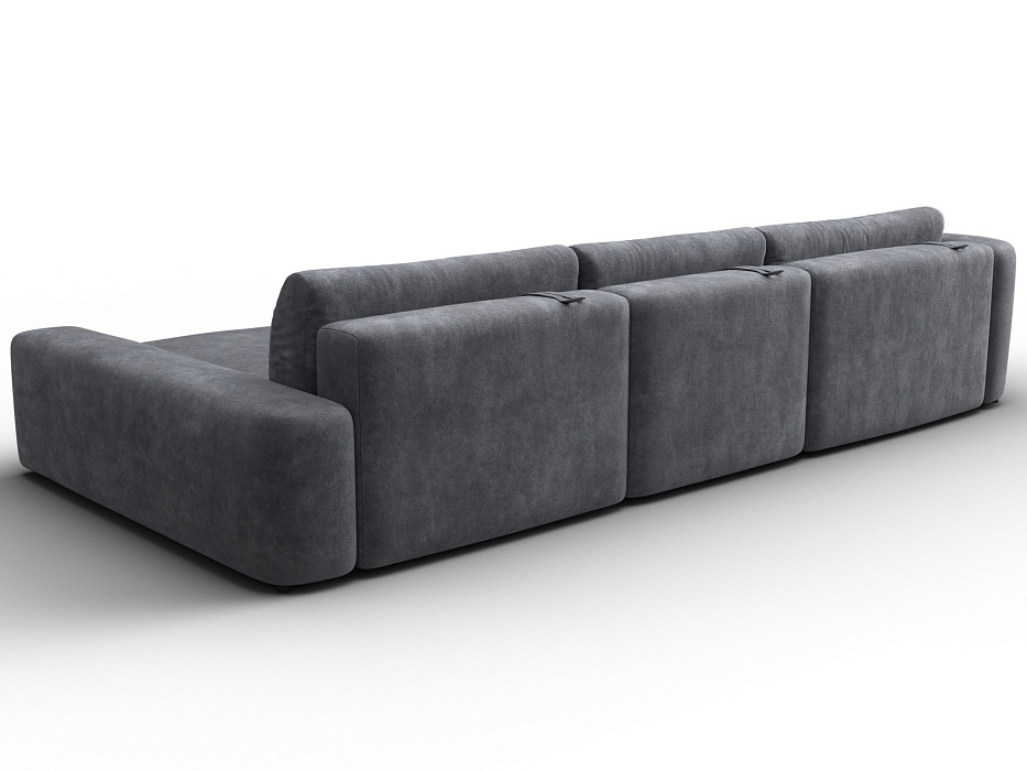 Диван угловой Лига-066 НПБ Лонг угол правый фото в интернет-магазине Лига Диванов