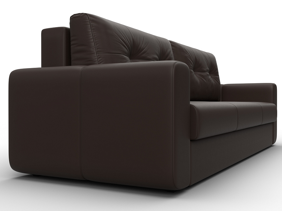 Диван прямой Лига-031 (коричневый)