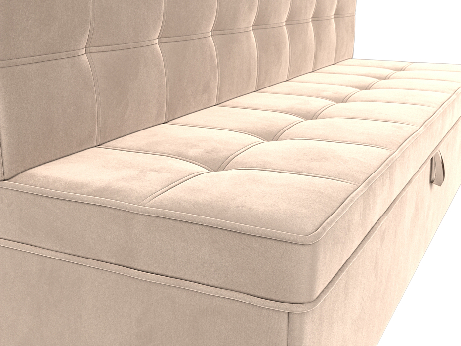 Диван кухонный прямой Техас (seven 729 бежевый)