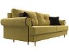 Прямой диван Сплин (желтый/коричневый цвет)