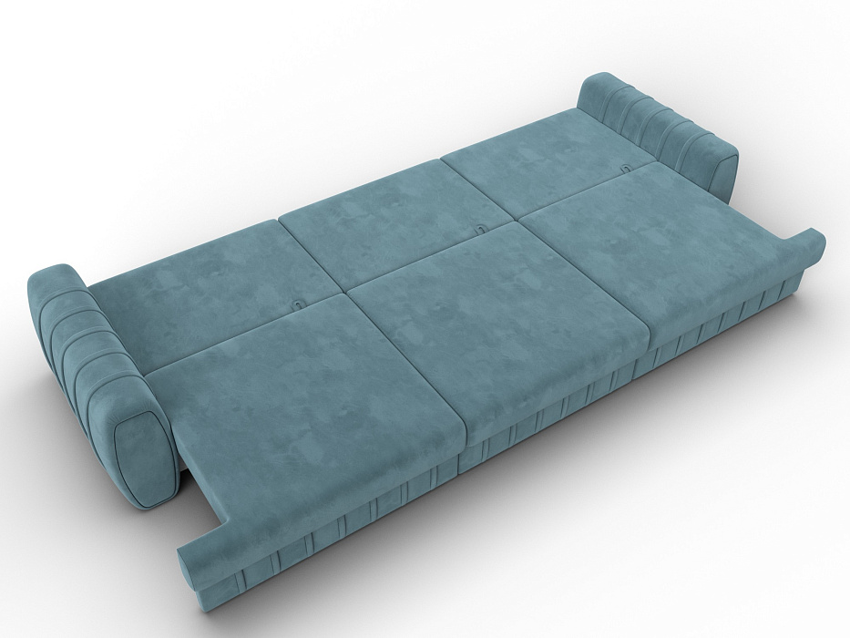 Диван прямой Лига-057 НПБ Лонг (seven 113 бирюзовый)