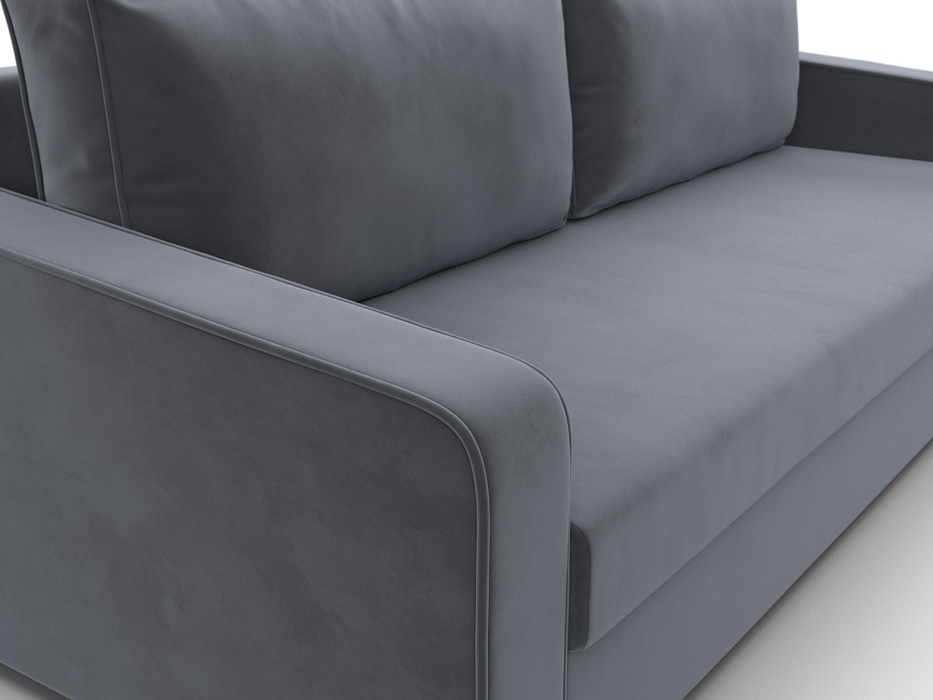 Диван прямой Лига-009 (seven 17 серый)