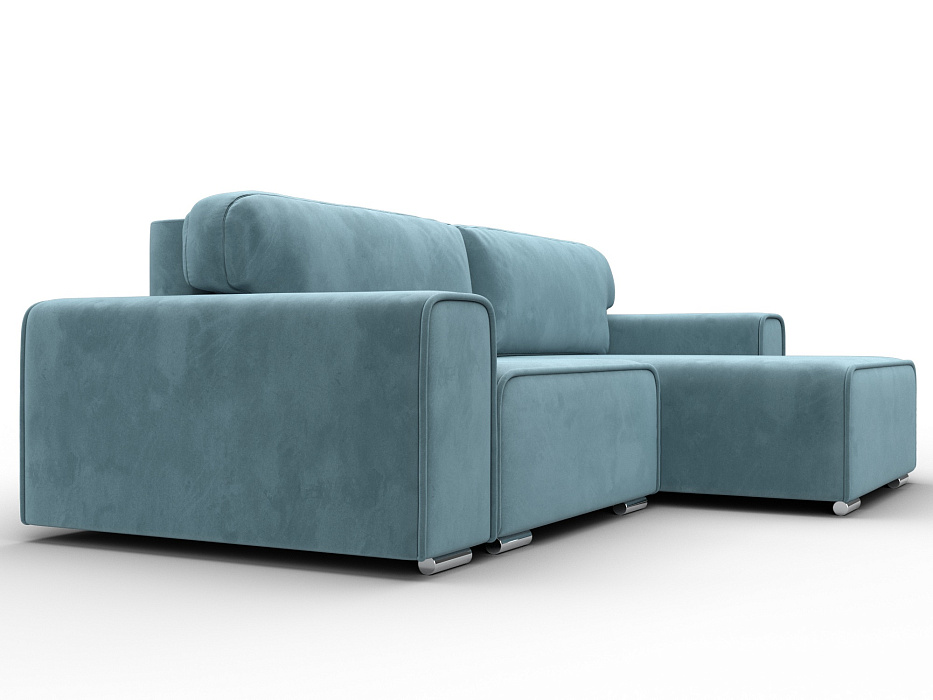 Диван угловой Лига-029 (seven 113 бирюзовый)