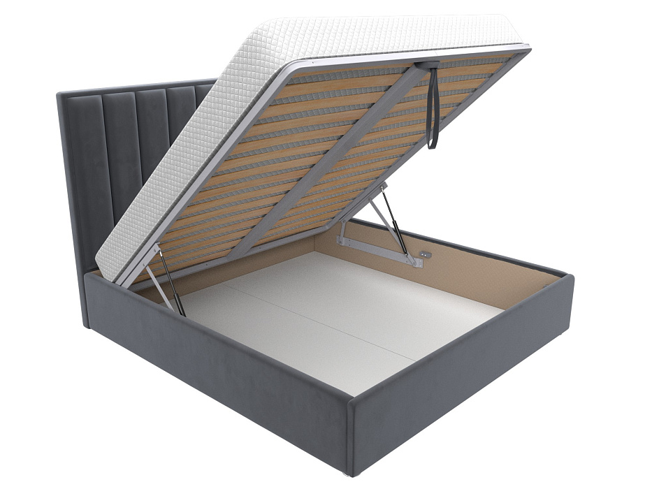 Кровать интерьерная Афродита 180 (seven 17 серый)