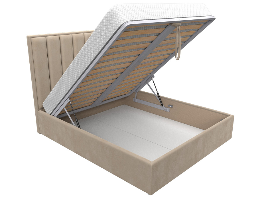 Кровать интерьерная Афродита 160 (seven 729 бежевый)