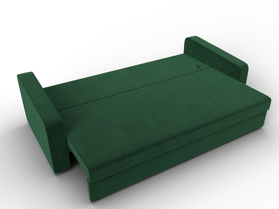 Диван прямой Лига-009 (seven 626 зеленый)