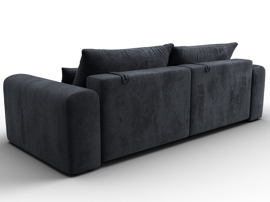 Диван прямой Лига-056 НПБ (tower 11 темно-серый)