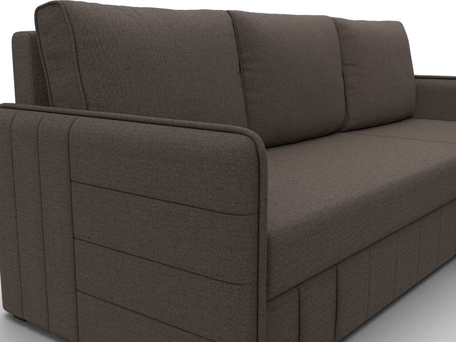 Диван угловой Слим угол универсальный (амур 05 коричневый)