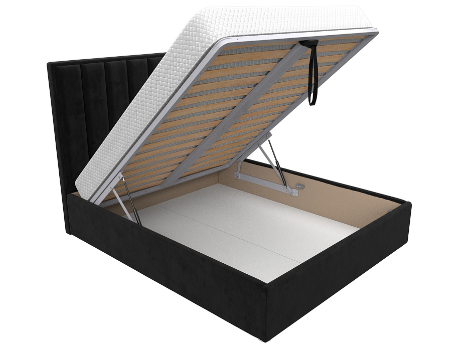 Кровать интерьерная Афродита 160 (seven 35 черный)