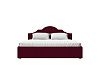 Интерьерная кровать Афина 160 (бордовый цвет)