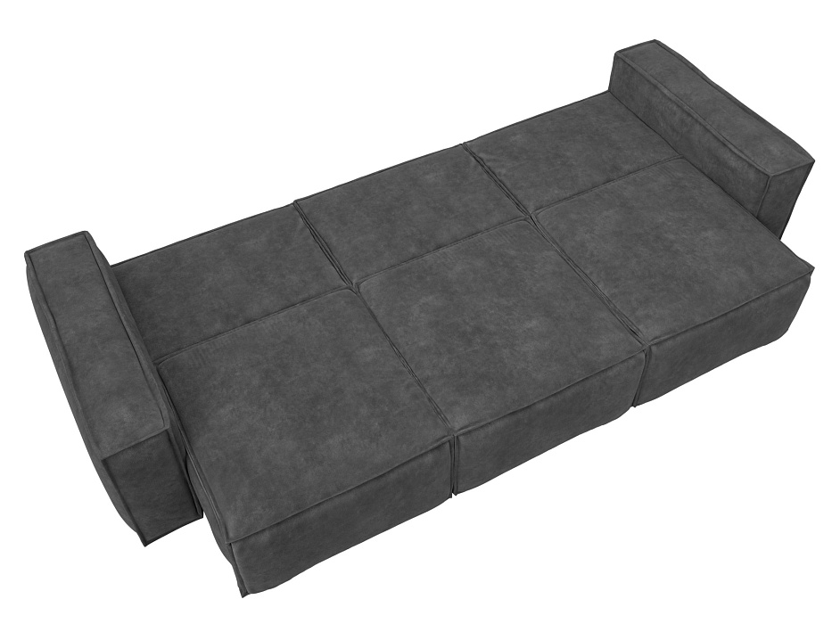 Диван прямой Лига-081 НПБ Лонг (brut 16 темно-серый)