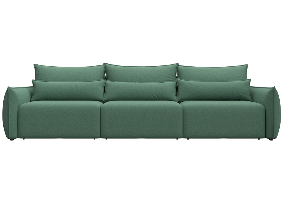 Диван прямой Лига-051 НПБ Лонг (амур 11 зеленый)