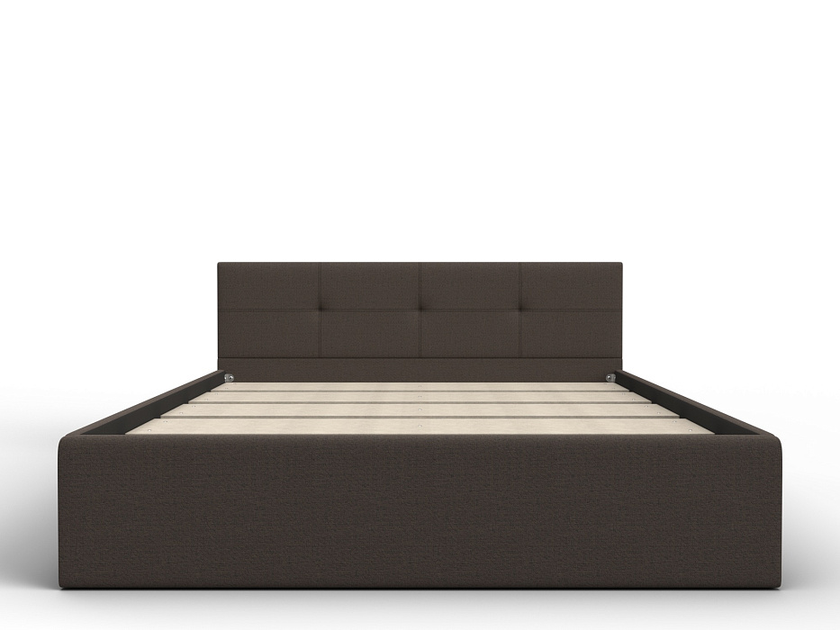 Кровать двухспальная Лига-127 (160) (амур 05 коричневый)