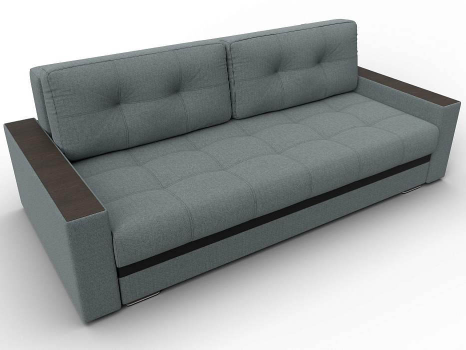 Диван прямой с декором Лига-096 НПБ фото в интернет-магазине Лига Диванов