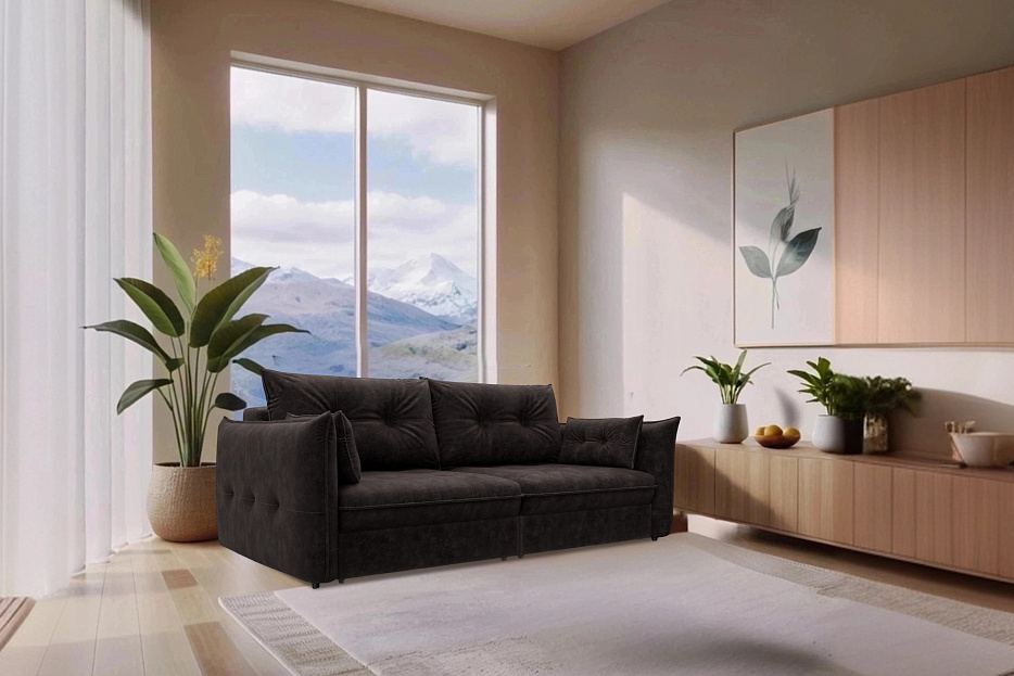 Диван прямой Лига-100 НПБ фото в интернет-магазине Лига Диванов