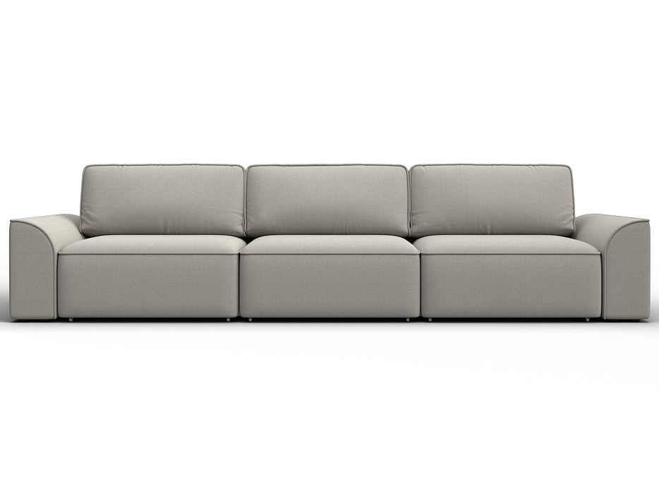 Диван прямой Лига-048 НПБ Лонг (амур 02 бежевый)