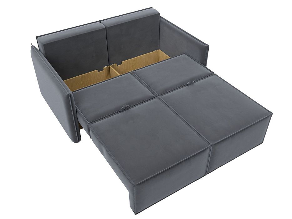 Диван прямой Либерти мини (seven 17 серый)