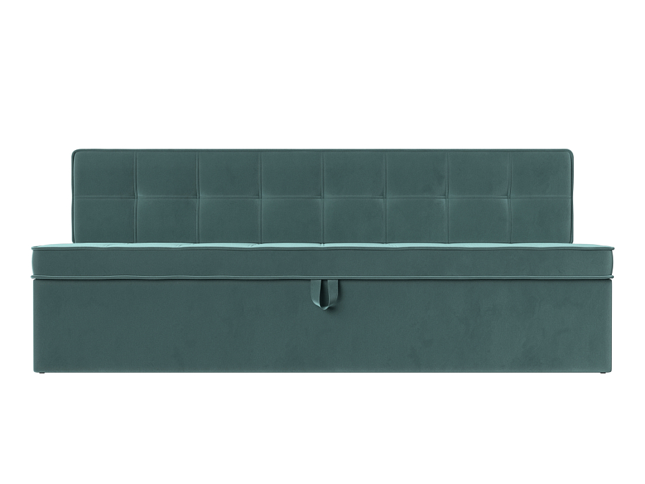 Диван кухонный прямой Техас (seven 113 бирюзовый)