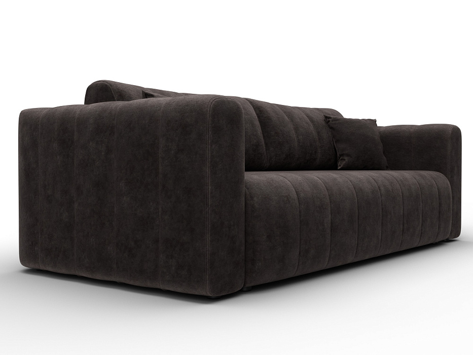 Диван прямой Лига-062 НПБ (brut 17 коричневый)