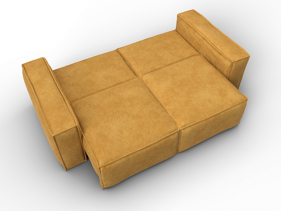 Диван прямой Лига-081 НПБ (brut 10 желтый)