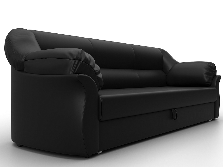 Диван прямой Карнелла (черный)