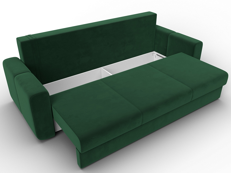 Диван прямой Лига-031 (seven 626 зеленый)