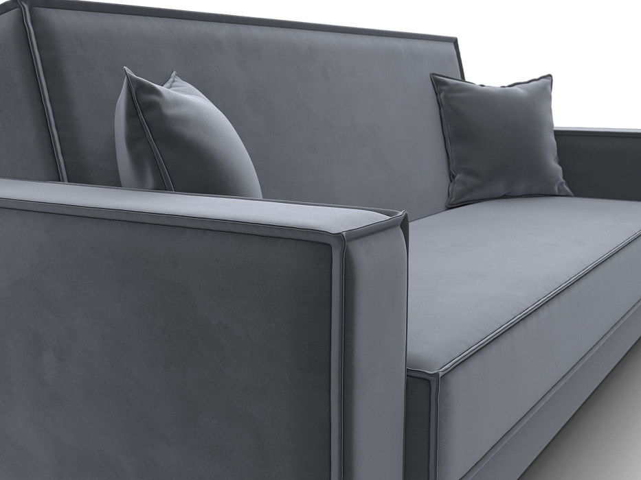 Диван-книжка Куба (seven 17 серый)