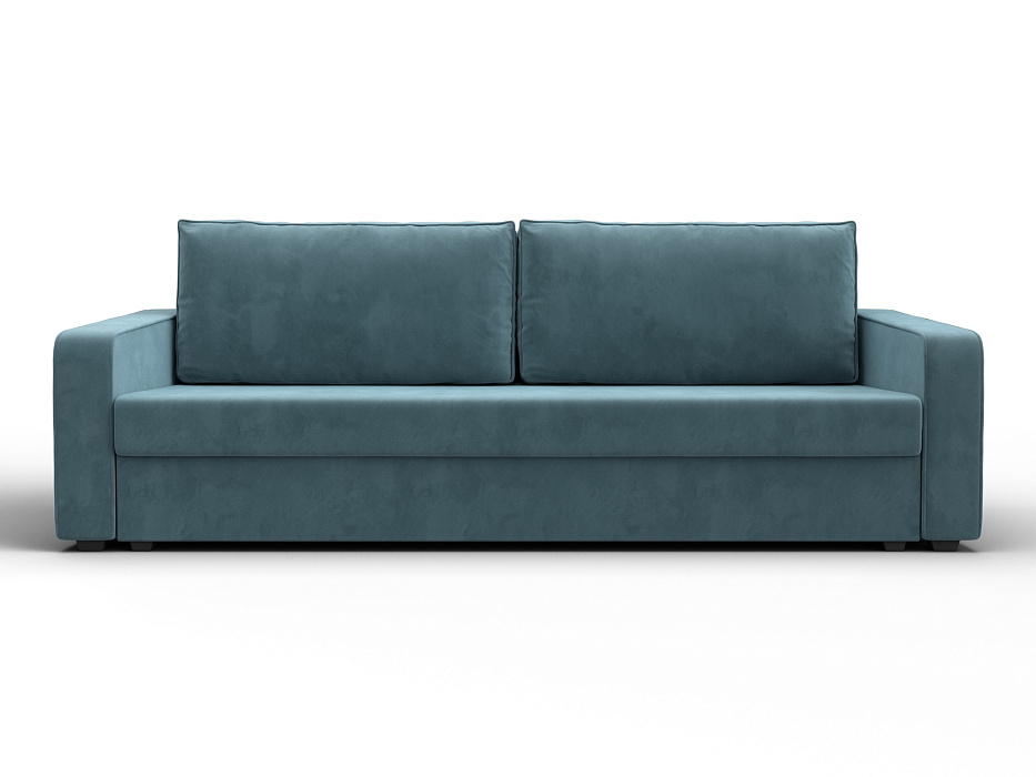 Диван прямой Лига-009 (seven 113 бирюзовый)